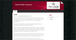 Desktop Screenshot of anitagrobler.co.za